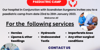Paediatric Surgical/medical camp